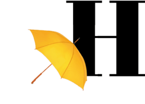 Humphries logo with an umbrella